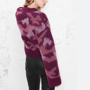 & Other Stories Mohair Camo Sweater